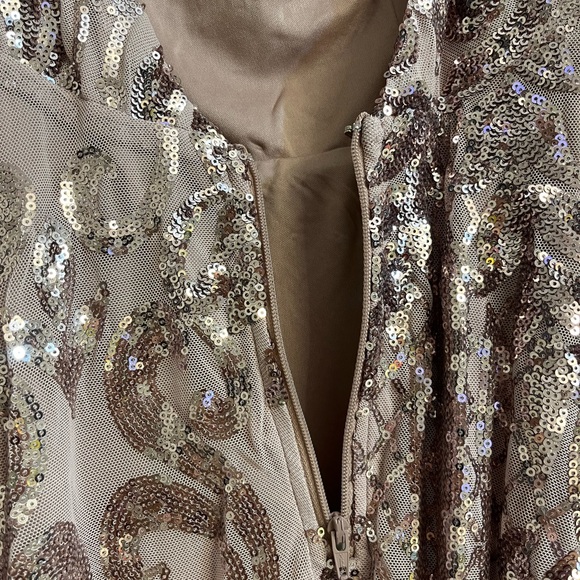 Fashion nova women’s No Rules Sequin Mini Dress -  color Mauve - Picture 7 of 14